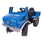 Tråbil rollyUnimog politi med frontkuppling