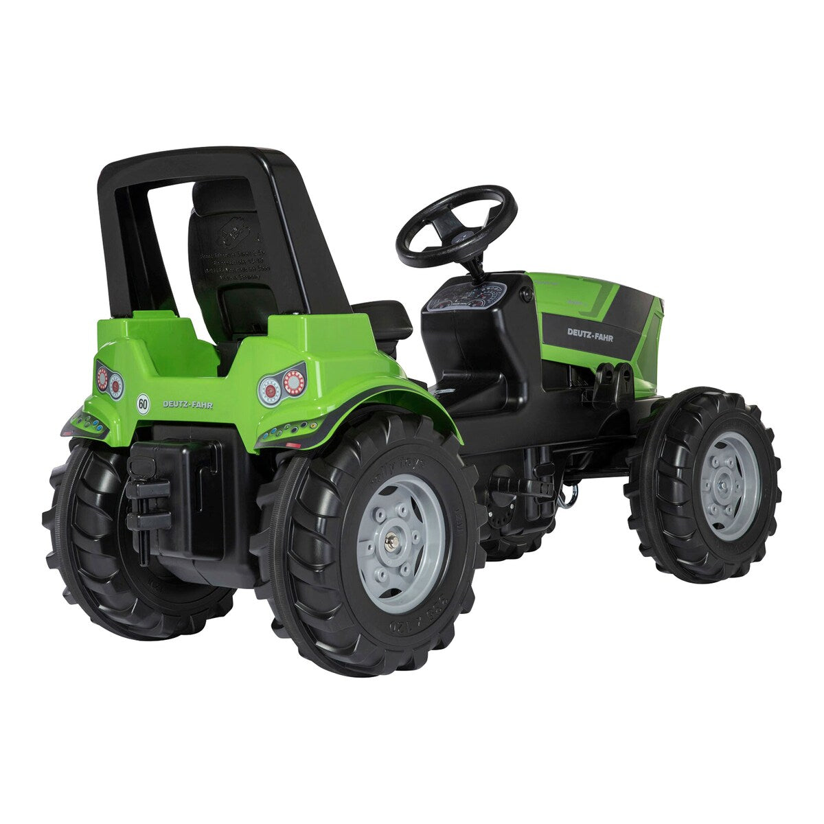 Nærbilde av sete på Tråkktraktor rollyFarmtrac Deutz-Fahr 8280