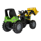 Tråkktraktor rollyFarmtrac Deutz-Fahr 8280 med åpen motorhjelm