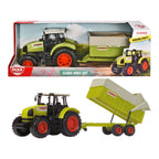 Montert Traktor CLAAS Ares sett med tilhenger i lek