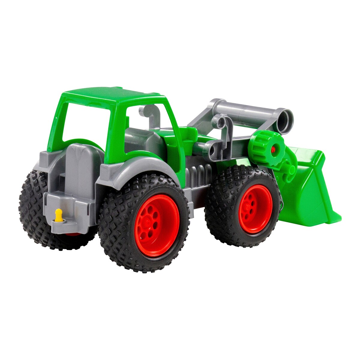 Traktor Farmer Technic med gummihjul bakside