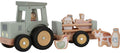 Traktor med tilhenger Little Farm i tre fra 18 mnd - Little Dutch forfra