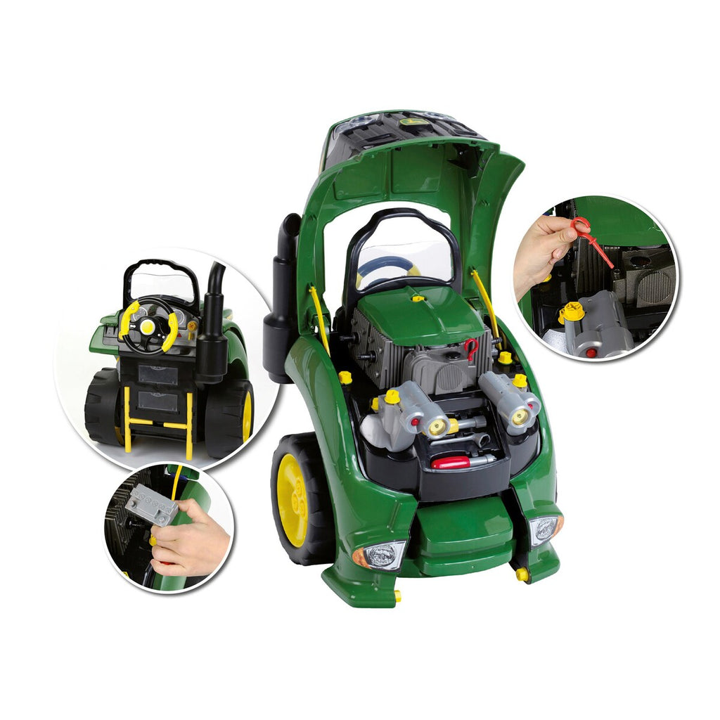 Nærbilde av skruer på Traktormotor John Deere 56 deler