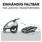 Transportveske til sykkelvogn 2-i-1 Dryk Duo Plus for 2 barn