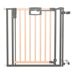 Trappegrind Easylock klemme 84,5–92,5 cm bøk og metall forfra