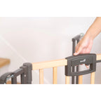 Trappegrind Easylock klemme 84,5–92,5 cm bøk og metall med to-veis åpning