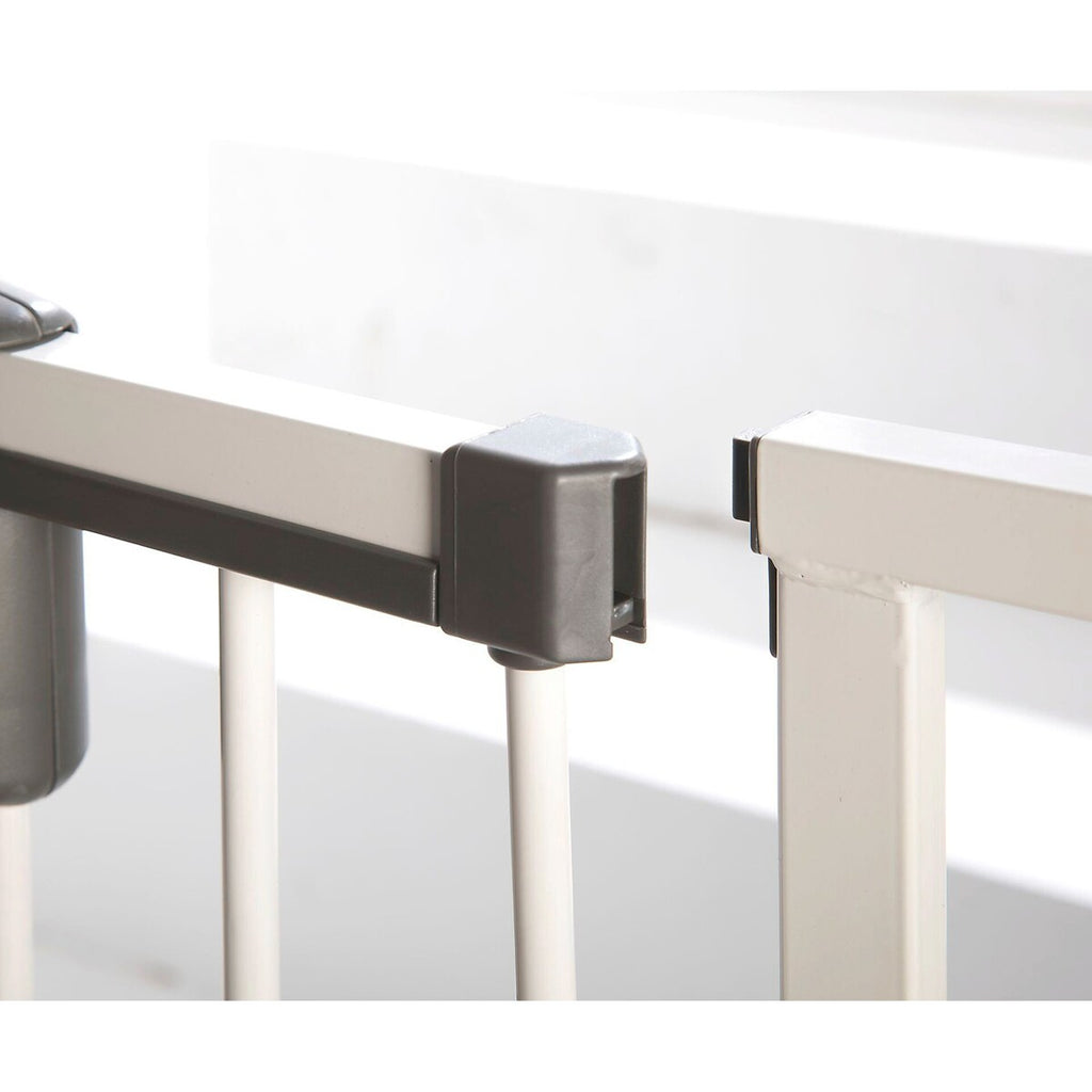 Trappegrind Easylock Plus 84-92,5 cm uten boring med dør åpen