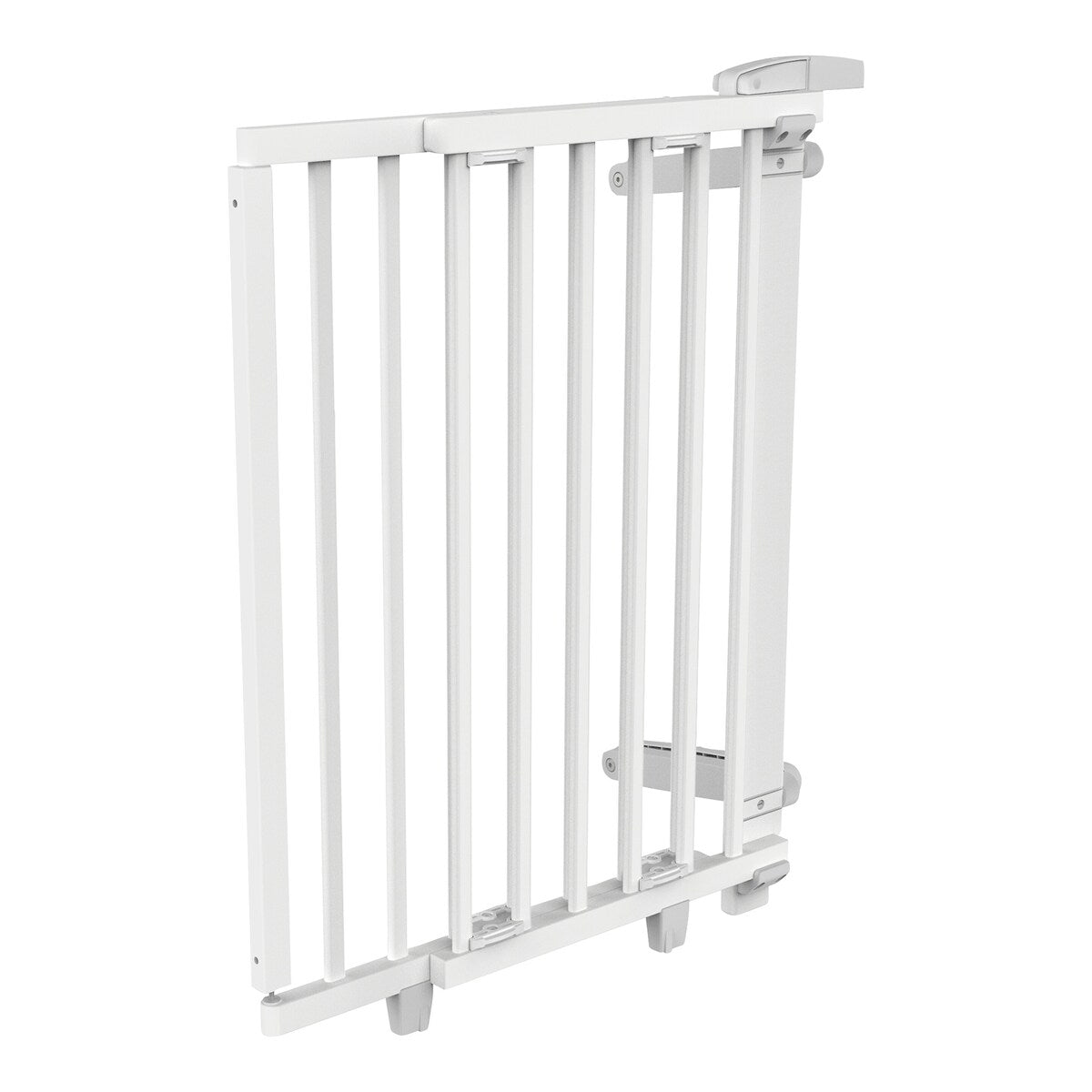 Trappegrind Plus 67-95 cm, høyde 83 cm detalj av sikkerhetslås