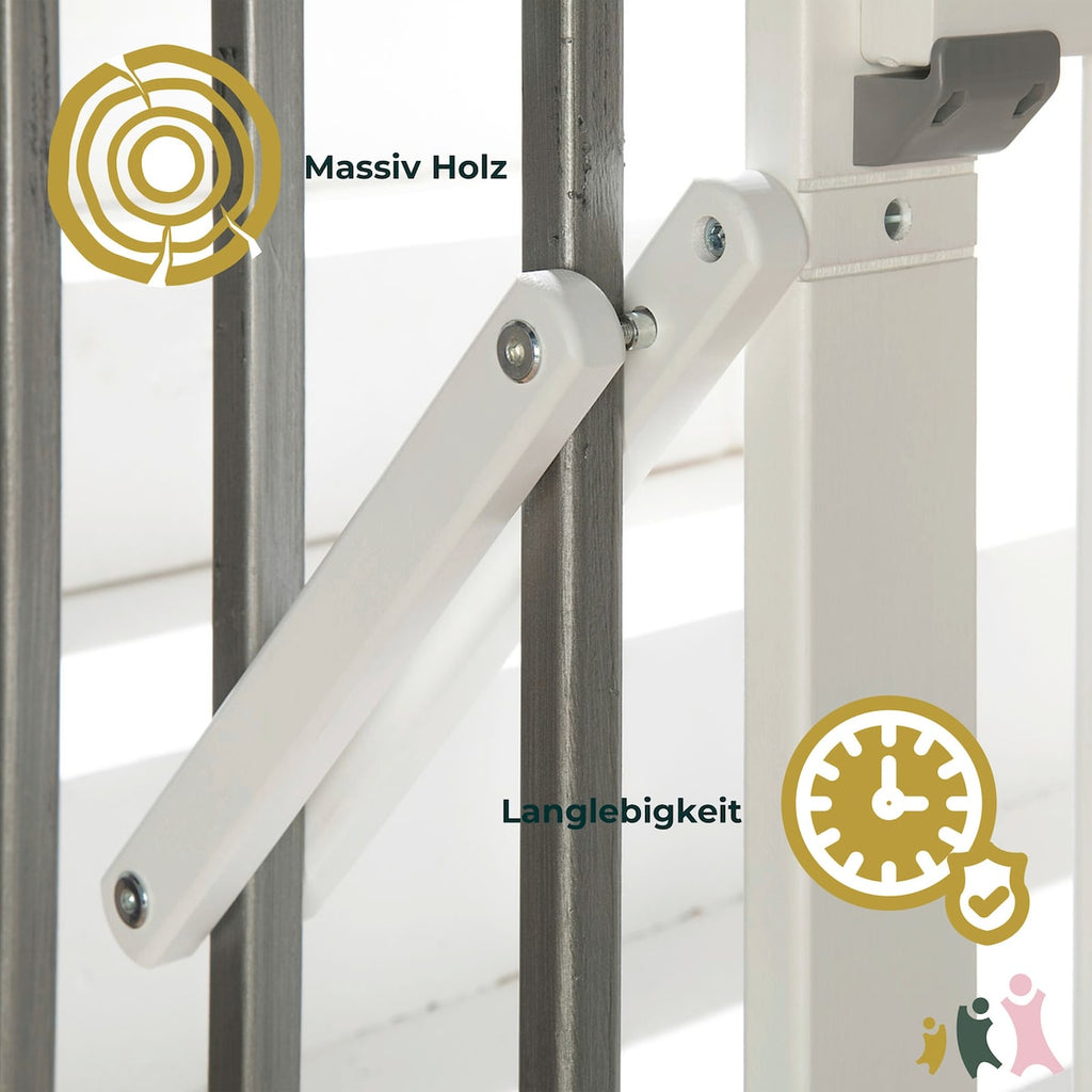 Trappegrind Plus 93-135 cm, høyde 83 cm bakside