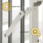 Trappegrind Plus 93-135 cm, høyde 83 cm bakside