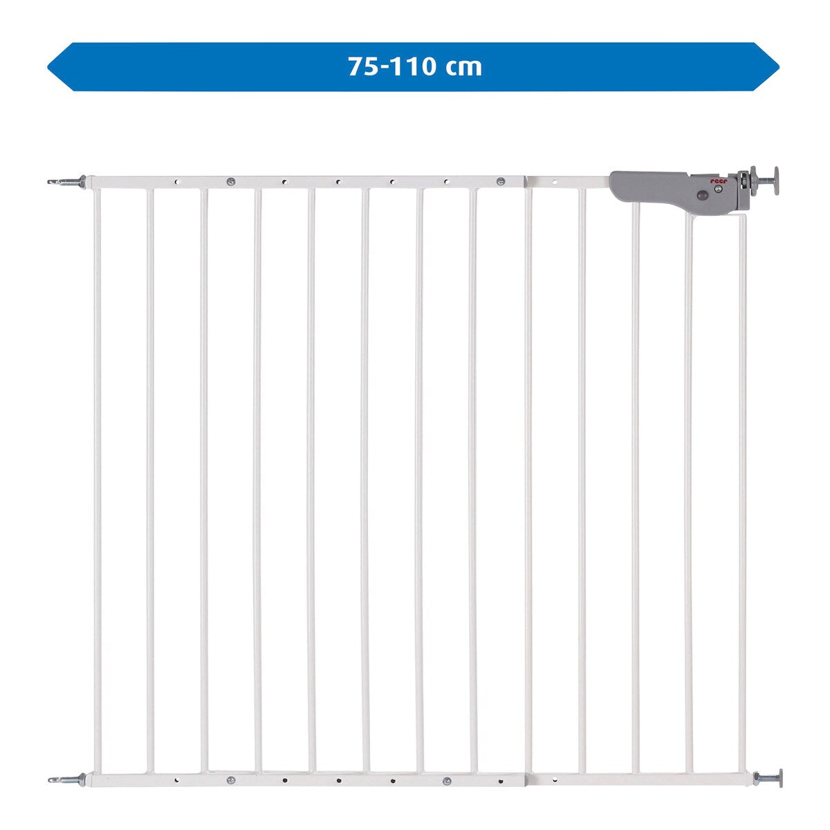Trappegrind S-Gate 73–110 cm stål bakside