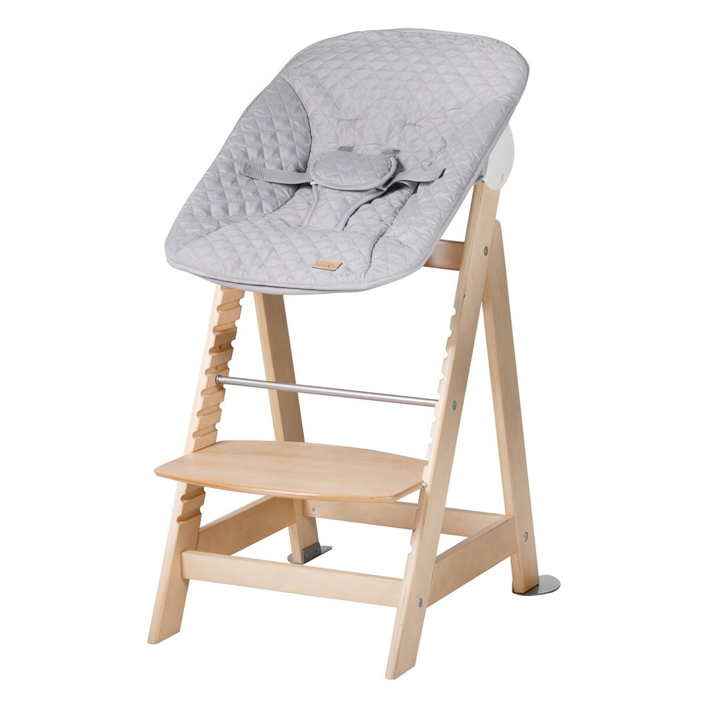 Detalj av babyinnsats til Trappestol 2-i-1 sett Born Up grå