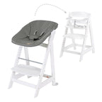 Trappestol Born Up 2in1-sett Stone quiltet forfra