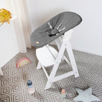 Trappestol Born Up 2in1-sett Stone quiltet bakside
