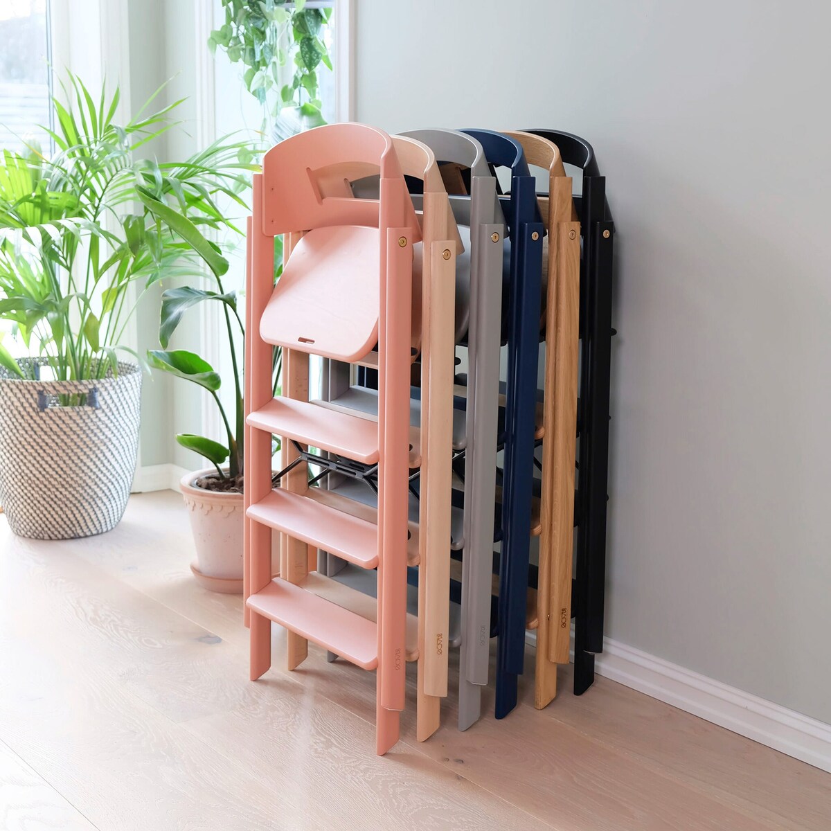 Trappestol Klapp Recycled sammenleggbar resirkulert materiale - KAOS