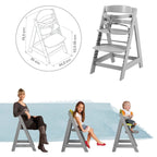 Trappestol Sit Up CLICK med klikksystem i naturfarge