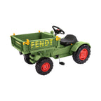Tråtraktor Fendt redskapsbærer med lastekar forfra