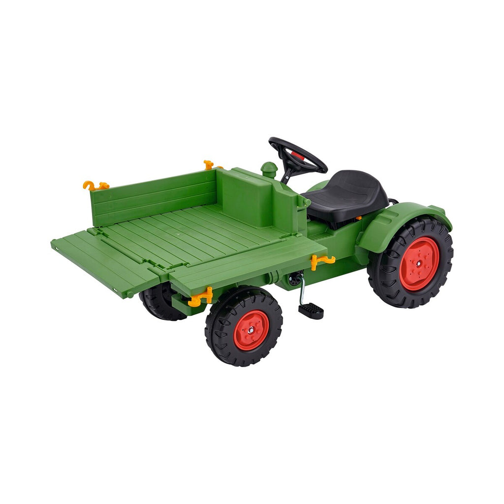 Tråtraktor Fendt redskapsbærer med lastekar bakside