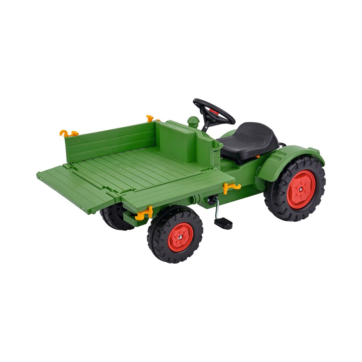 Tråtraktor Fendt redskapsbærer med lastekar bakside