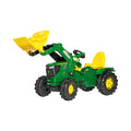 Tråtraktor rollyFarmtrac John Deere 6210R med frontlaster forfra