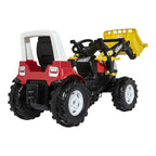 Detaljbilde av frontlaster på Tråtraktor rollyFarmtrac Premium II Steyr