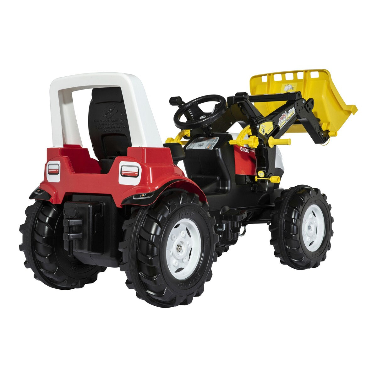 Detaljbilde av frontlaster på Tråtraktor rollyFarmtrac Premium II Steyr