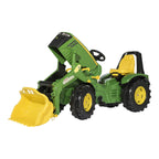 Detaljbilde av justerbart sete på tråtraktor rollyX-Trac Premium John Deere 8R