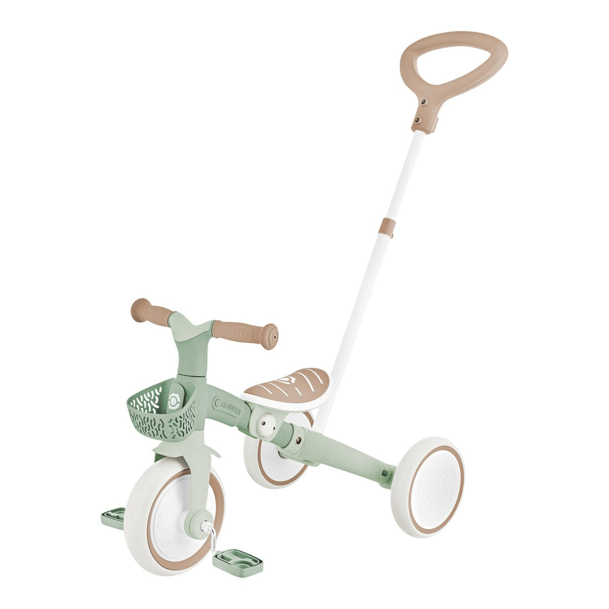 Trehjulssykkel 3-i-1 Learning Trike Plus ECO forfra