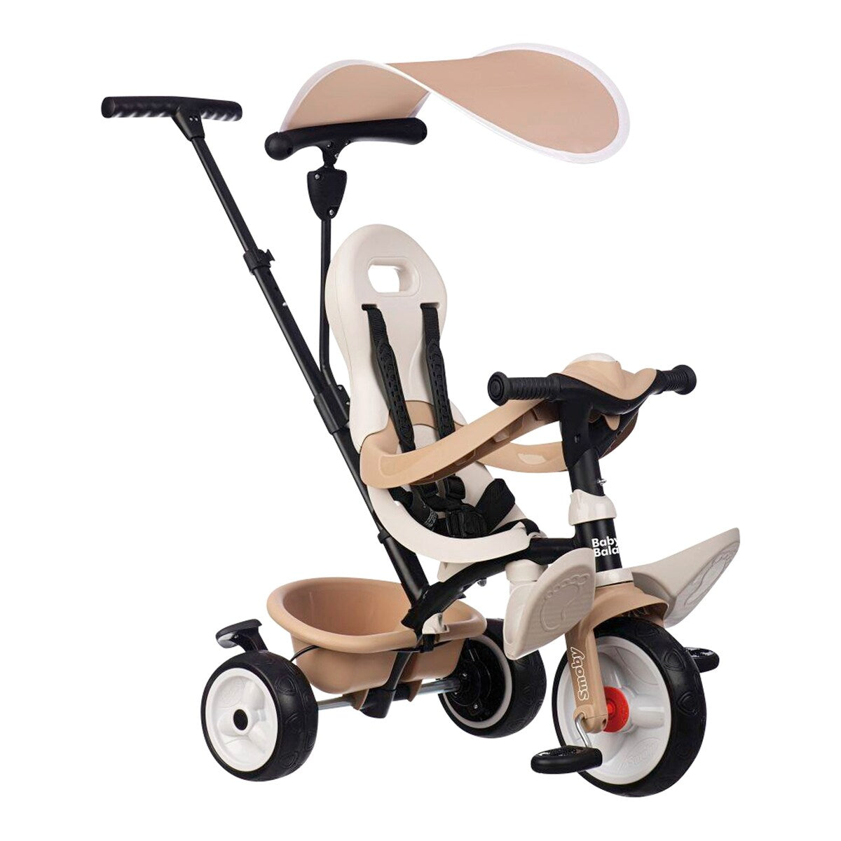 Trehjulssykkel Baby Balade fra 10 mnd, metallramme forfra