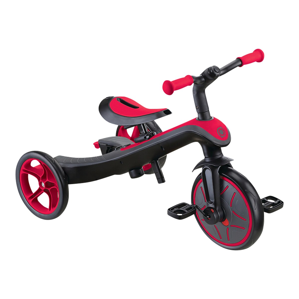 Nærbilde av hjul på Trehjulssykkel Explorer Trike 4-i-1