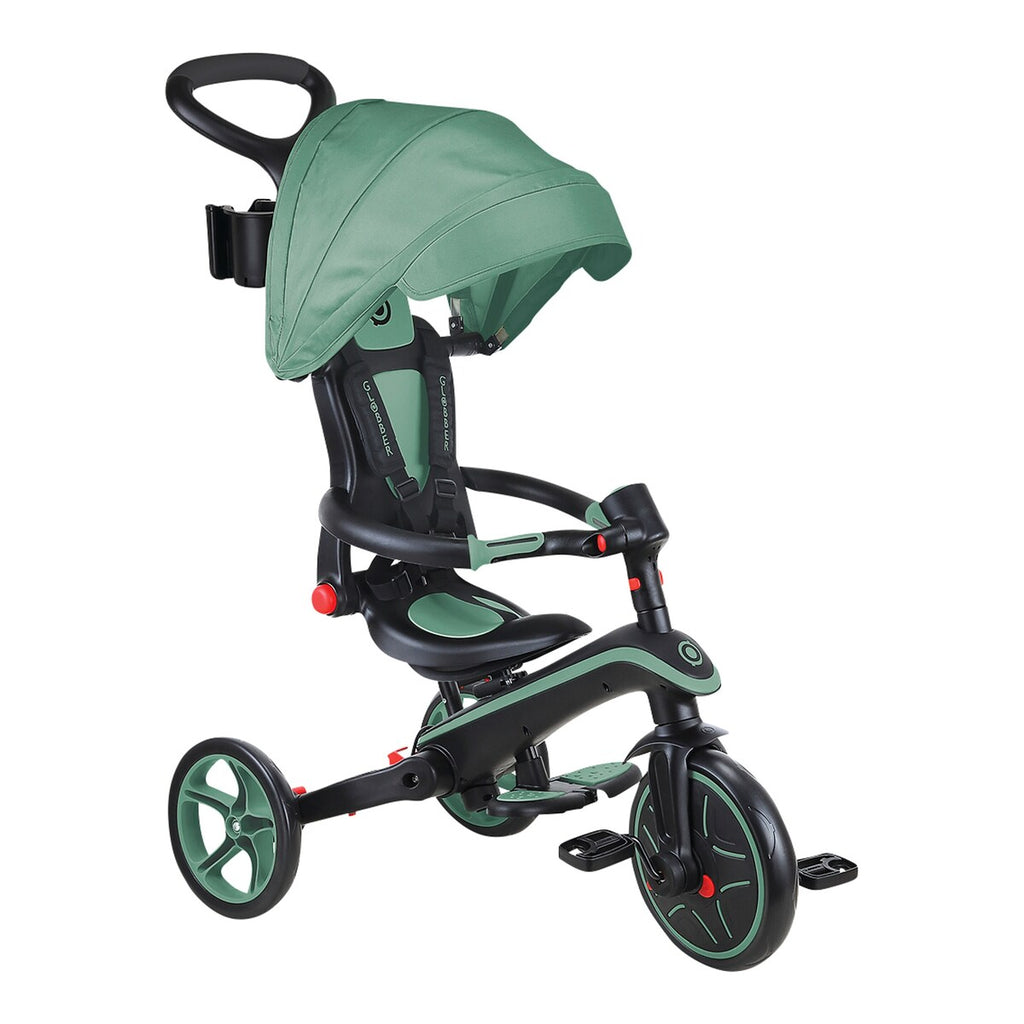 Trehjulssykkel Explorer Trike 4in1 sammenleggbar forfra