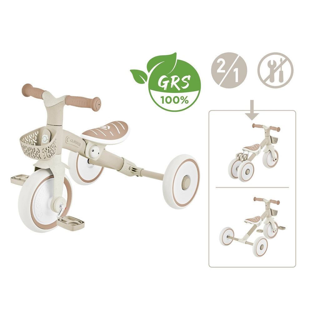 Trehjulssykkel Learning Trike 2-i-1 Plus ECO fra 12 mnd - Globber