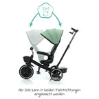 Trehjulssykkel Niki 360 med dreibart sete og solskjerm - Fillikid