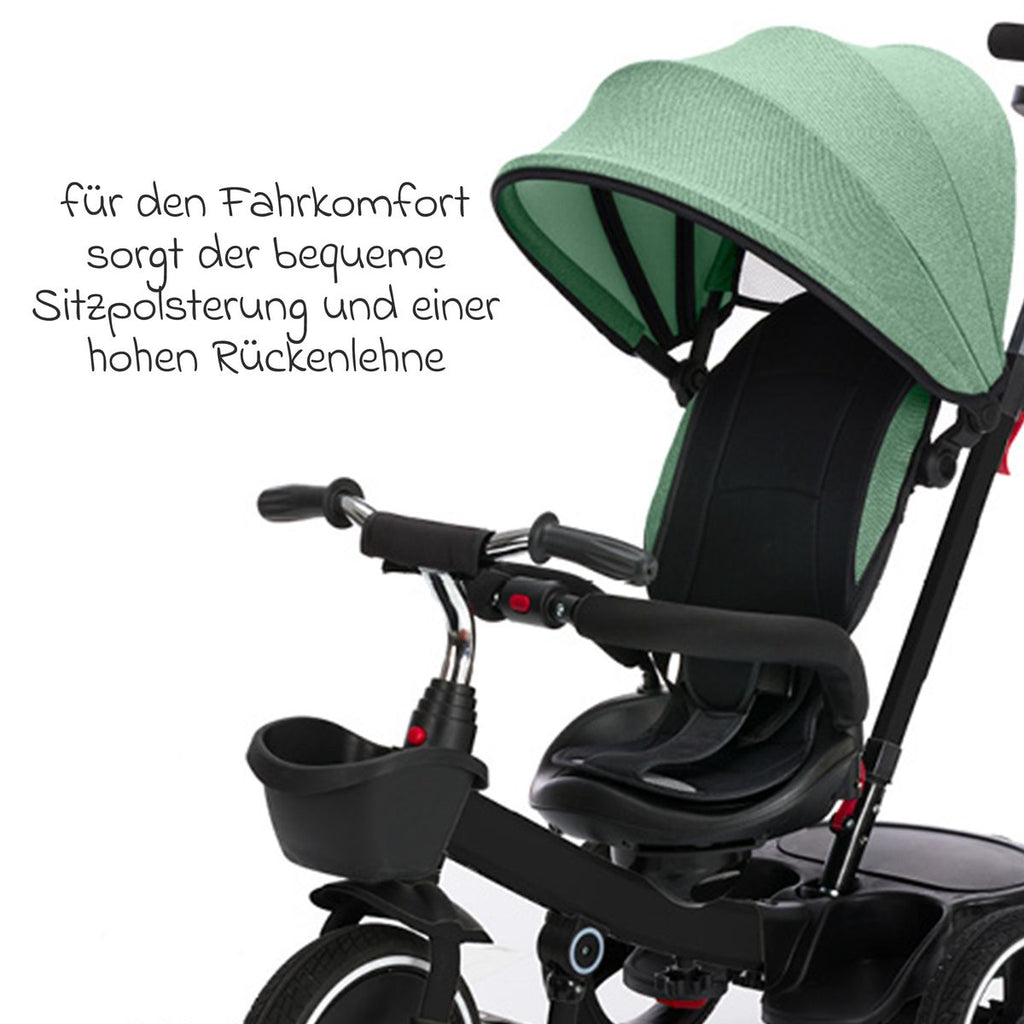 Trehjulssykkel Niki 360 med dreibart sete og solskjerm - Fillikid
