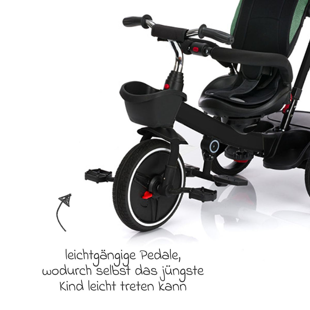 Trehjulssykkel Niki 360 med dreibart sete og solskjerm - Fillikid