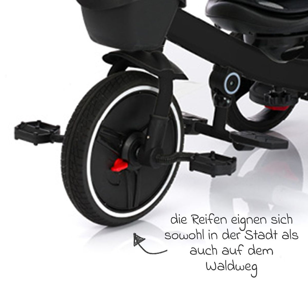 Trehjulssykkel Niki 360 med dreibart sete og solskjerm - Fillikid