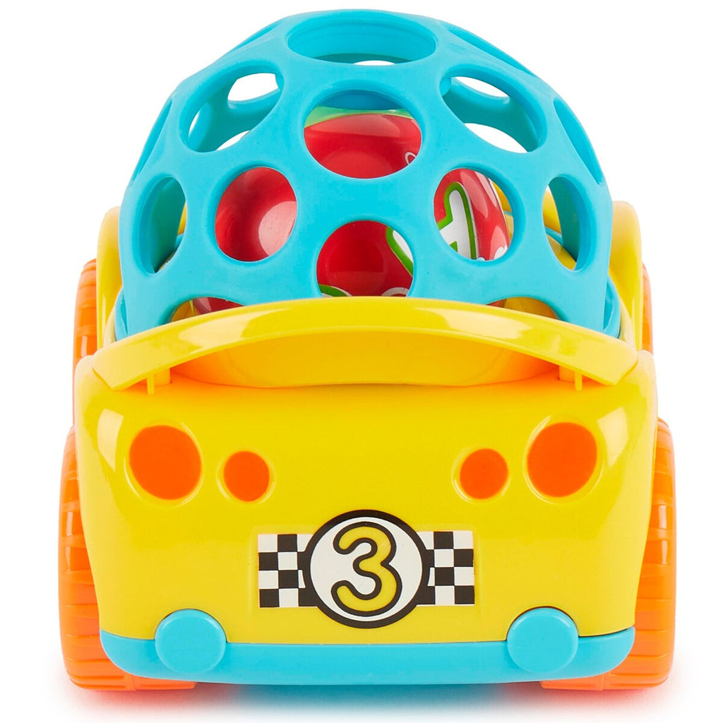 Trekkbil med rangle fra 12 mnd, 12,5x9x9 cm - Bieco sideprofil