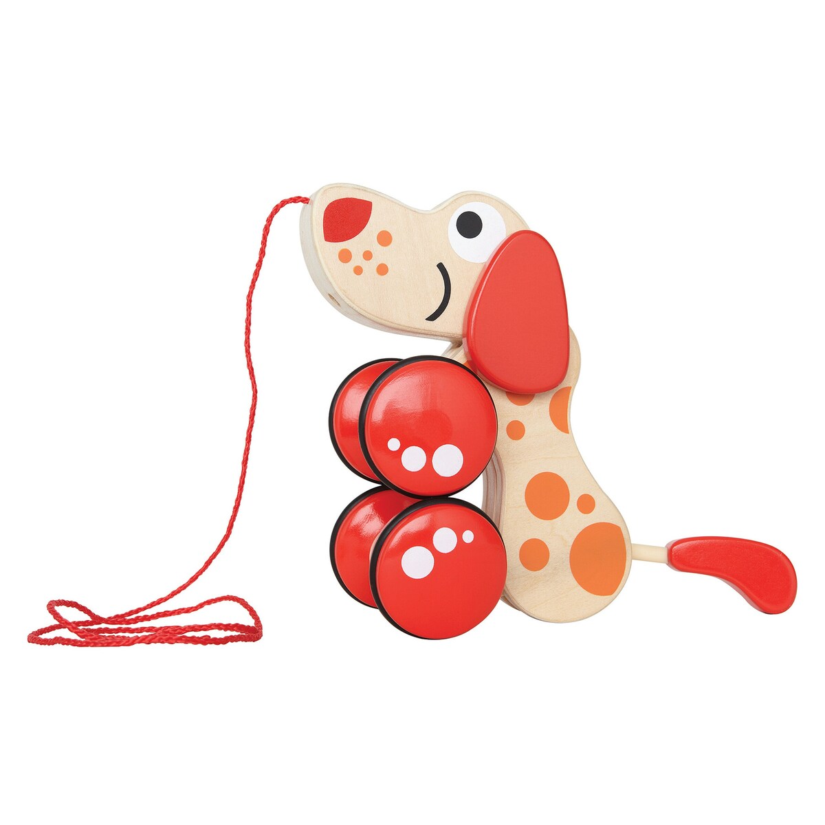 Trekkeleke valp Puppy i tre 22 cm bakside