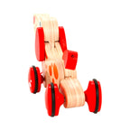 Trekkeleke valp Puppy i tre 22 cm montert