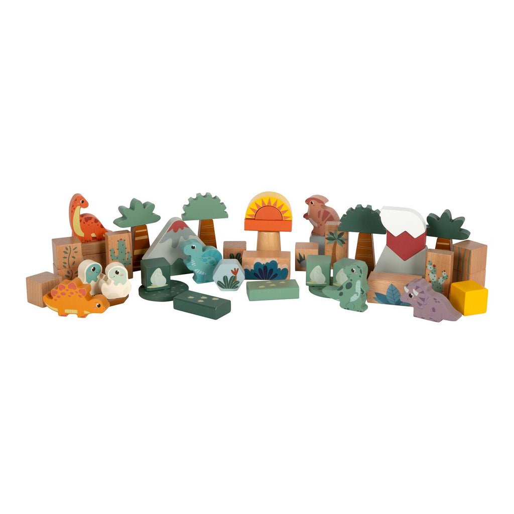 Treklosser med dinosaurer 50 deler fra 12 mnd forfra