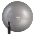 Treningsball for gravide opptil 120 kg med luftpumpe grå forfra
