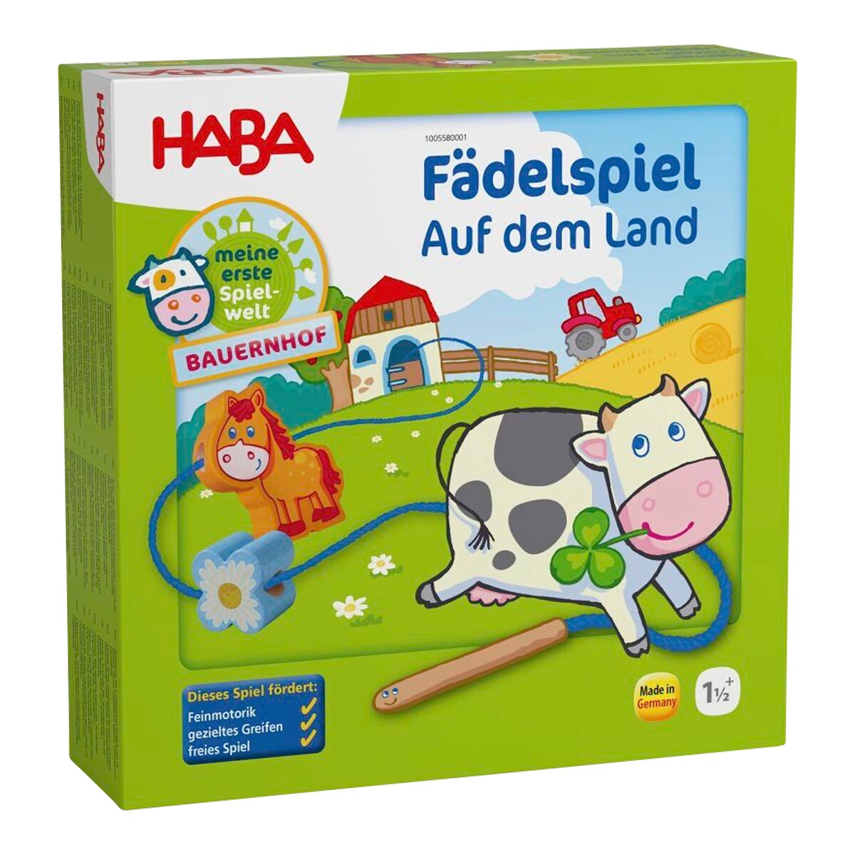 Trespill med treing av figurer bondegård fra 18 mnd forfra