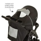 Trillevogn Shopper Neo II opptil 25 kg, Caviar Silver detalj av hjul