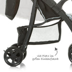 Trillevogn Shopper Neo II opptil 25 kg, Caviar Silver håndtak detalj