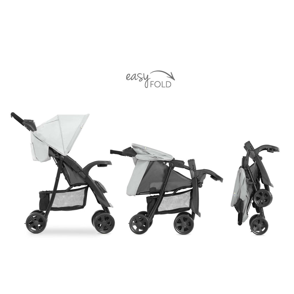 Trillevogn Shopper Neo II opptil 25 kg Grey montert