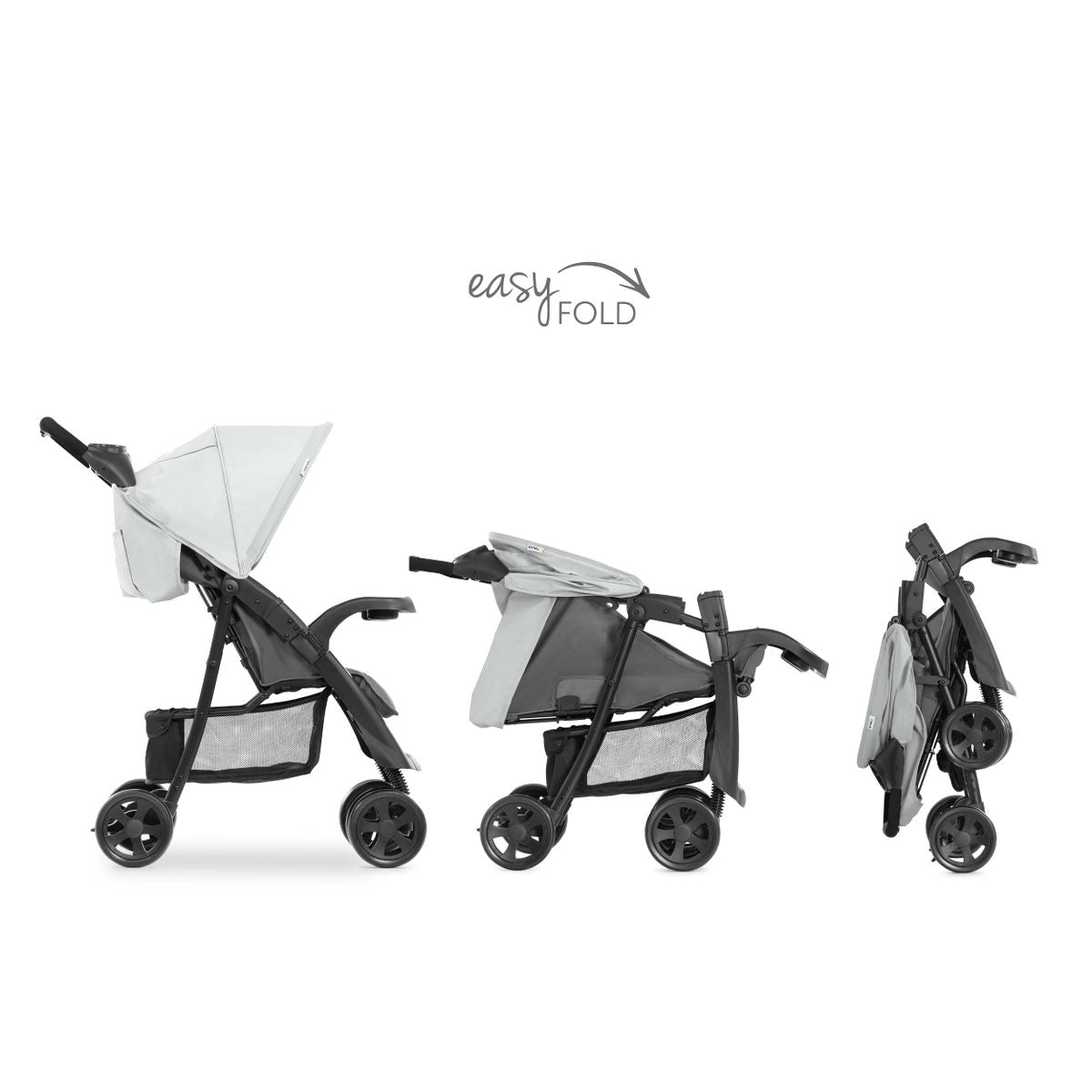 Trillevogn Shopper Neo II opptil 25 kg Grey montert