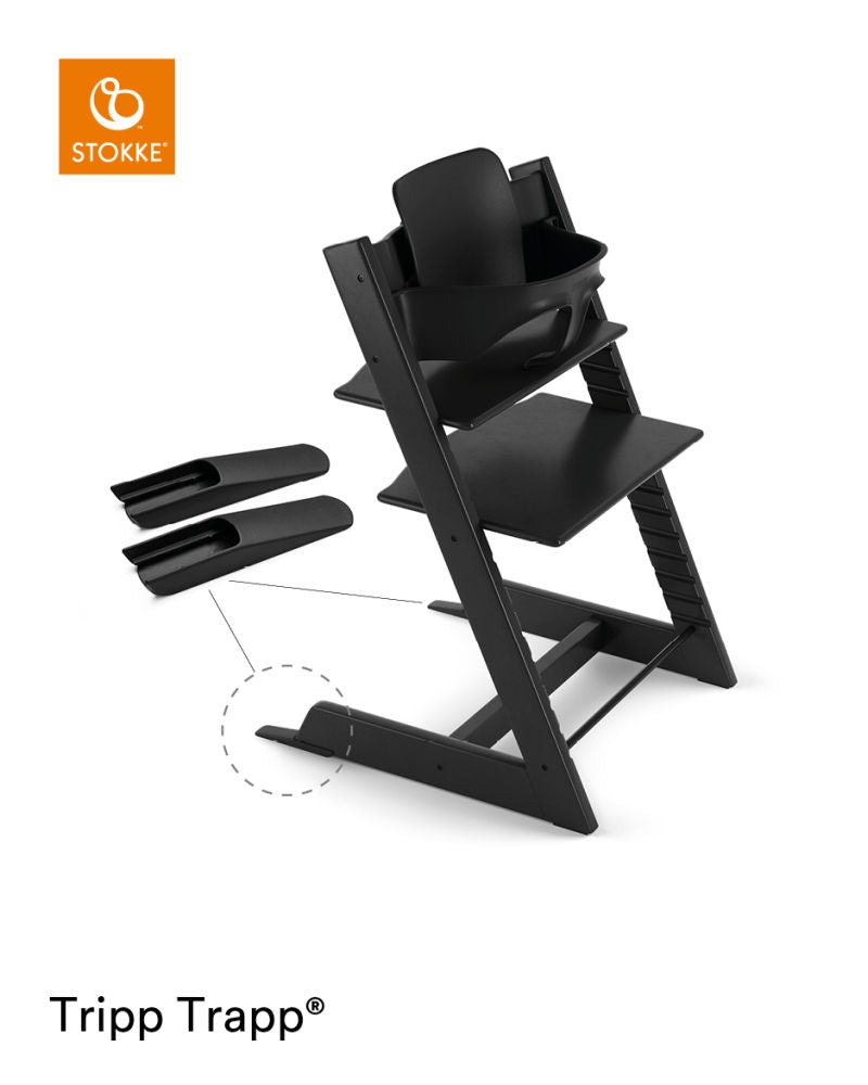 Tripp Trapp Baby Set² Black for barnestol bakside