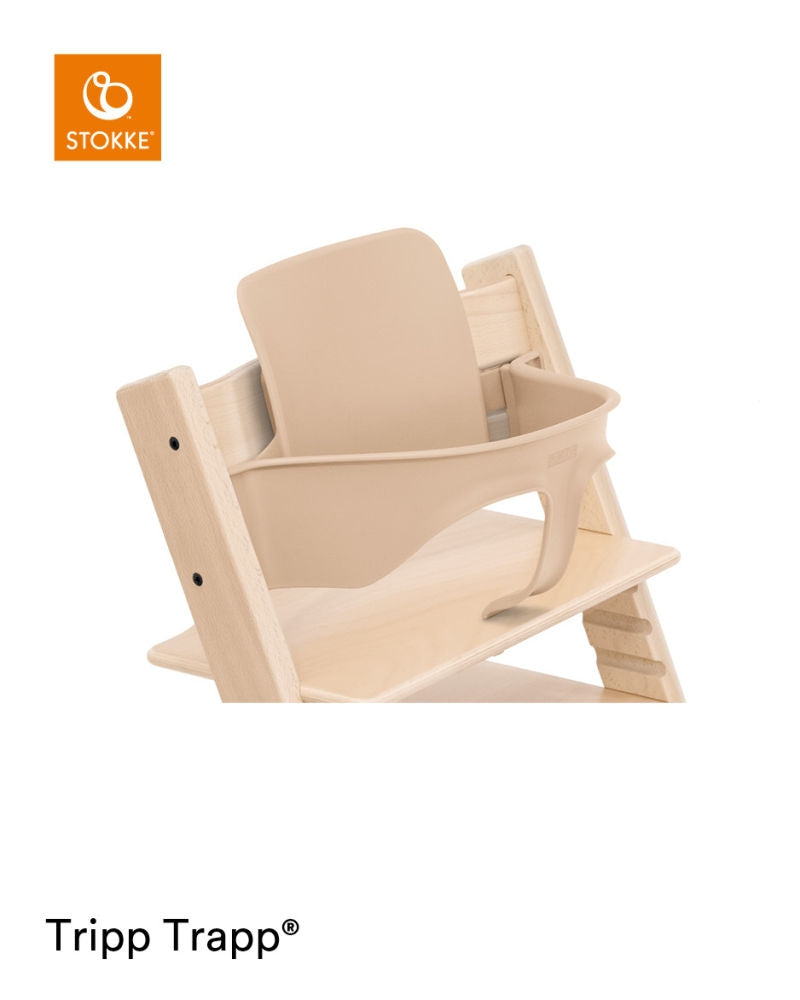 Tripp Trapp Baby Set² Natural for barnestol forfra