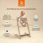 Detalj av Tripp Trapp barnestol med babysett