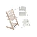 Tripp Trapp barnestol med sitepute Nordic Grey forfra